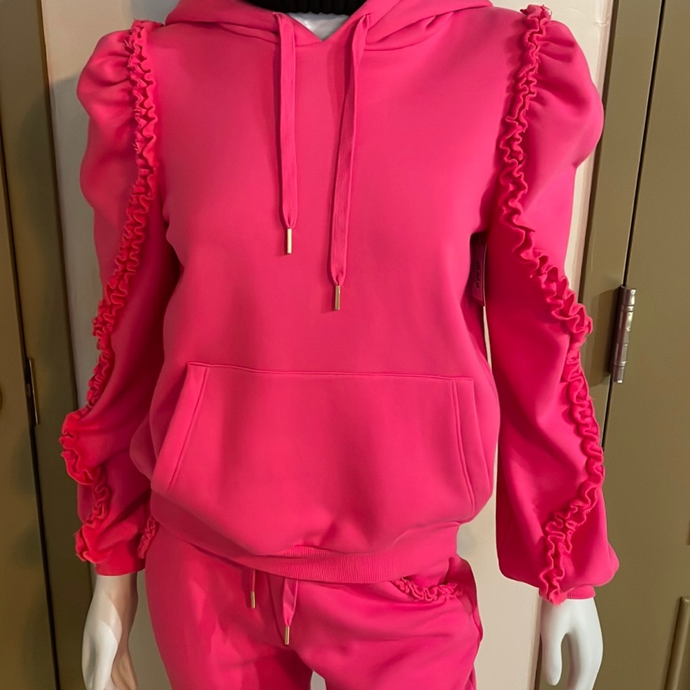 Brand new w tags generation love hoodie w ruffles